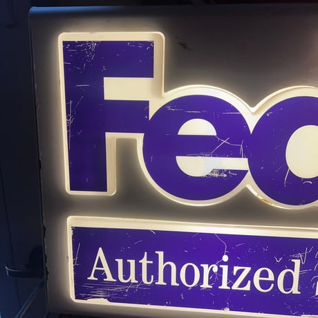 Vintage FedEx Display Light Sign  17-30