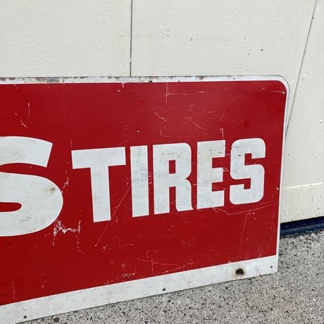 ATLAS TIRES　ヴィンテージ　両面看板　13-147