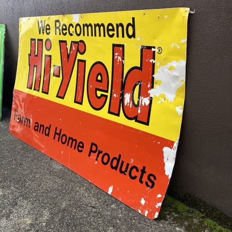 Hi-yield　ヴィンテージ　大型看板　14-318