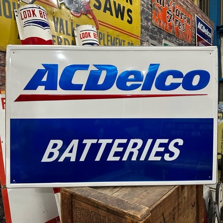 Vintage AC Delco BATTERIES SIGN 19-307