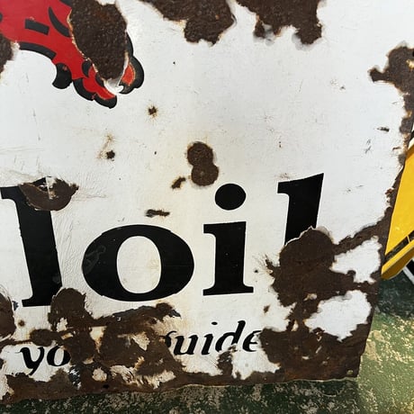 ヴィンテージ　Mobil Gargoyle VTG sign S-16-9