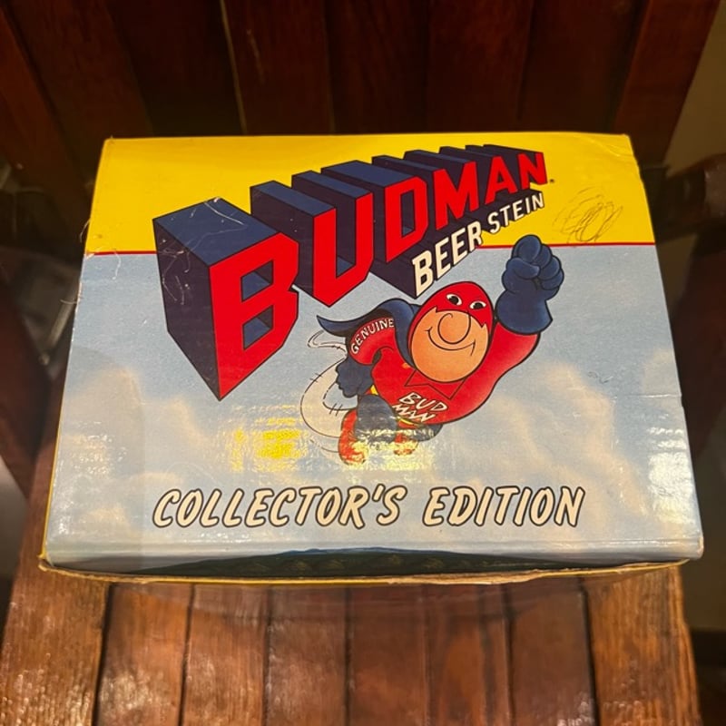Vintage バドマン バドワイザー Beer ジョッキ 箱付き 17-193 Vintage バドマン バドワイザー Beer ジョッキ 箱付き 17-193