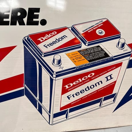AC Delco BATTERIES ヴィンテージ看板 (14)439-1