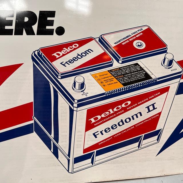 AC Delco BATTERIES ACデルコ標識 看板 ガレージ アメリカン AC Delco BATTERIES ヴィンテージ看板 (14)439-1 | BigBear