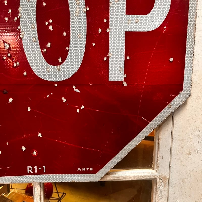 STOP ロードサイン 看板 サインボード 三段仕様 【ロードコース向き】 | ファンファクトリー