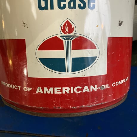 AMOCO　ヴィンテージ　グリース缶　16-243