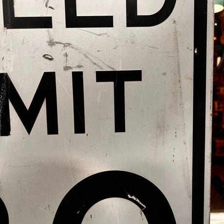 Vintage SPEED LIMIT 30 道路標識 18-227-71