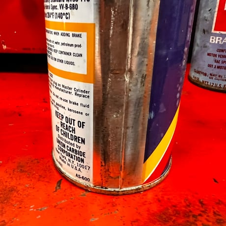 Vintage BRAKE FLUID OIL CAN (中身入り) 19-247-11