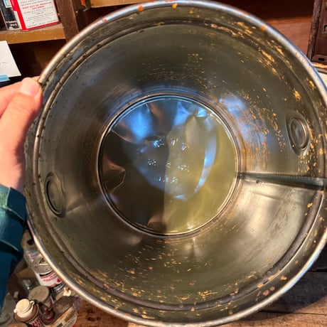 Vintage TEXACO 蓋付きオイル缶 20-362-4