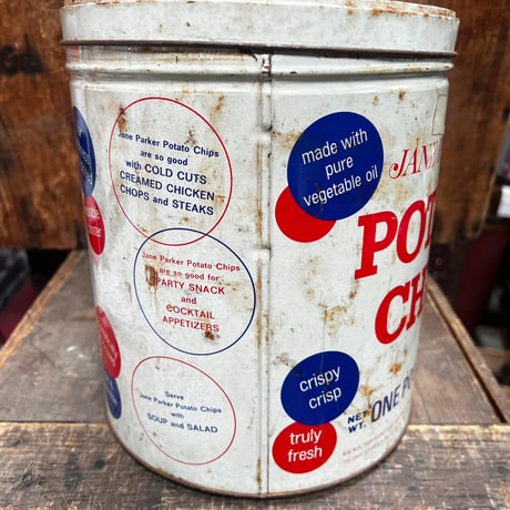 Vintage Potato Chips Can 12-55