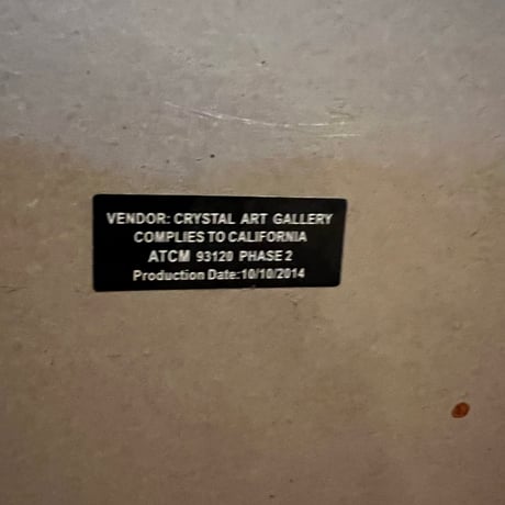 Vintage WARNING SIGN（木製） 17-176