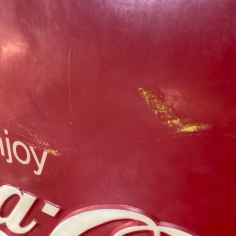 Coca-Cola　大型ヴィンテージプラスチック看板　16-282
