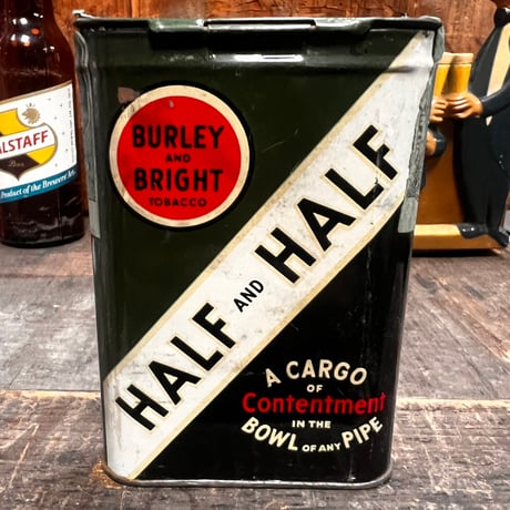 Vintage HALF & HALF TOBACCO CAN 19-122-13