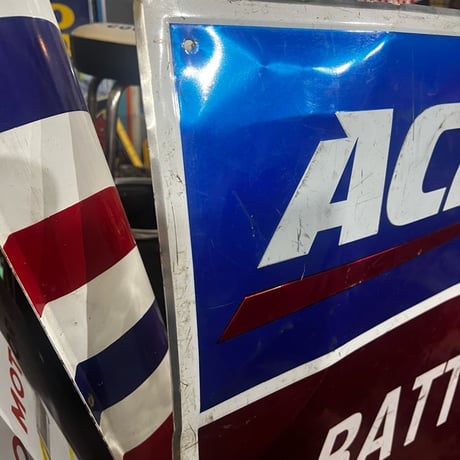 AC Delco BATTERIES ヴィンテージ看板 19-108-4