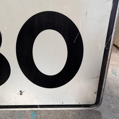 SPEED　LIMIT　30　ヴィンテージ　ロードサイン　道路標識　(14)62-30