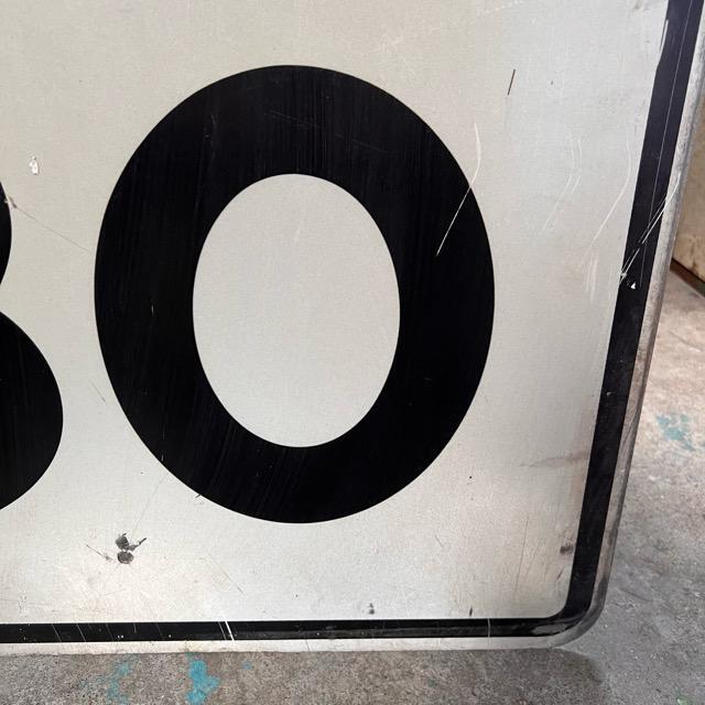 SPEED LIMIT 30 ヴィンテージ ロードサイン 道路標識 (14)62-30 | B