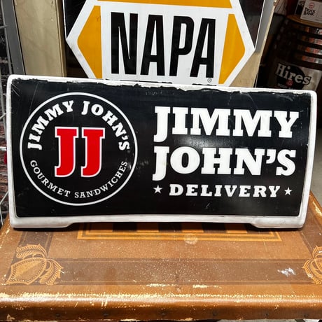 Vintage Jimmy John's Delivery Sign s-16-4-2