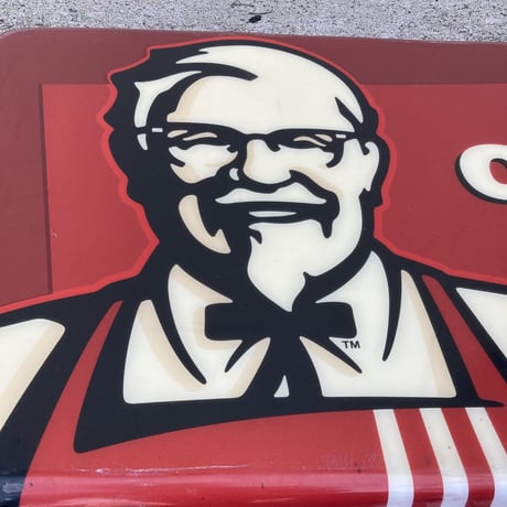 Kentucky Fried Chicken 　ケンタッキー　ヴィンテージ　プラスチック看板　14-311-1