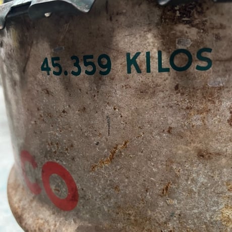 Vintage TEXACO OIL CAN 蓋つき 14-83