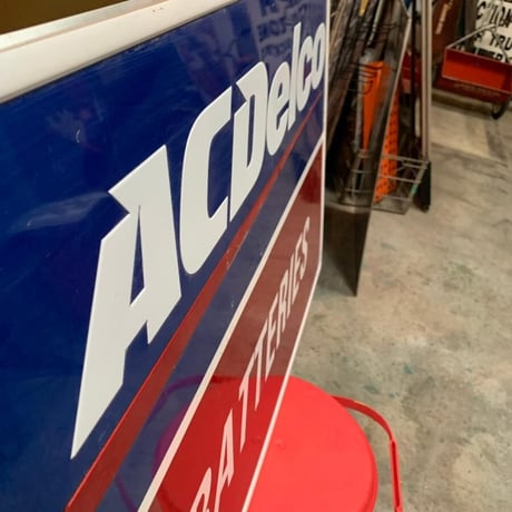AC Delco BATTERIES ヴィンテージ看板 (11)１30
