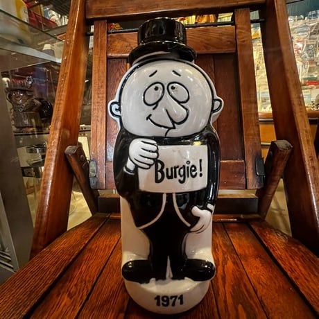 Vintage 1971 Burgie Burgermeister Beer Ceramic Decanter 17-321
