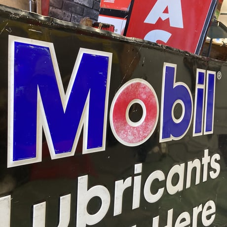 Mobil　ヴィンテージ　大型看板　15-267