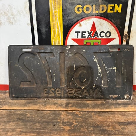 【希少!!】Vintage License Plate マサチューセッツ州 20-28-4