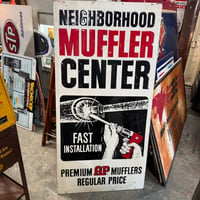 Vintage AP MUFFLER CENTER サイン 21-355