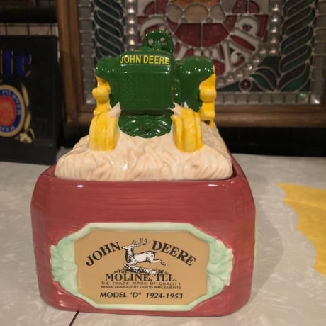 JOHN DEERE ヴィンテージ クッキージャー 陶器 箱付き