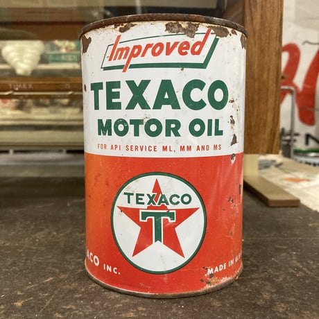 TEXACO（テキサコ）ヴィンテージ　オイル缶　16-s-3-10