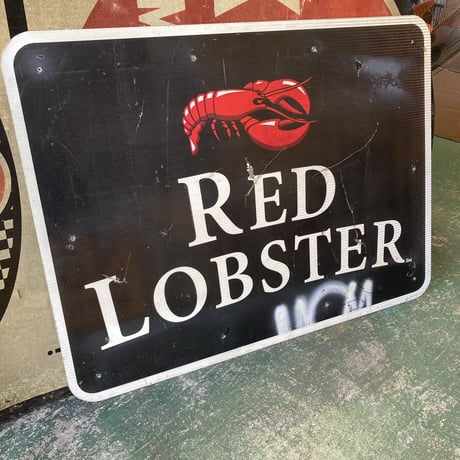 RED LOBSTER × LA QUINTA　ヴィンテージ　大型両面看板　14-388-8