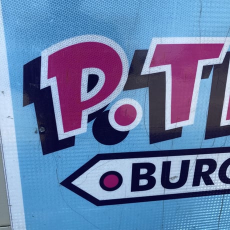 motel6 × P.TERRY′S　ヴィンテージ　両面看板　14-388-4