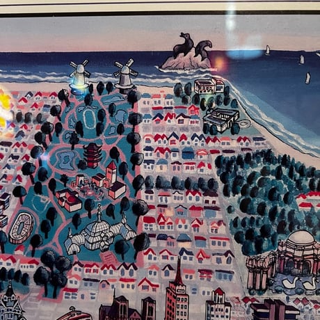 Vintage San Francisco Poster Ed Teitcher 10-191