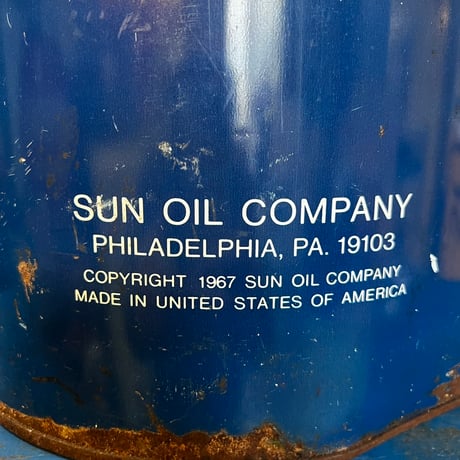 ヴィンテージ　SUNOCO　5ガロン　OIL缶　15-26