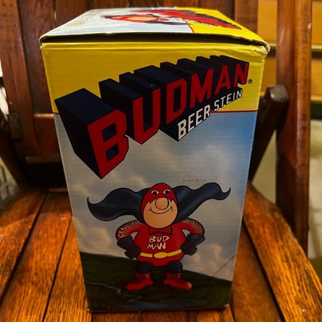 Vintage バドマン バドワイザー Beer ジョッキ 箱付き 17-193