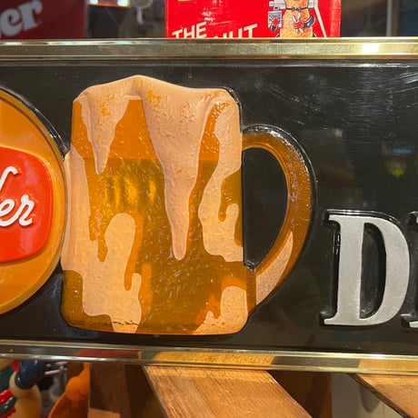 Vintage Schaefer plastic sign 17-333