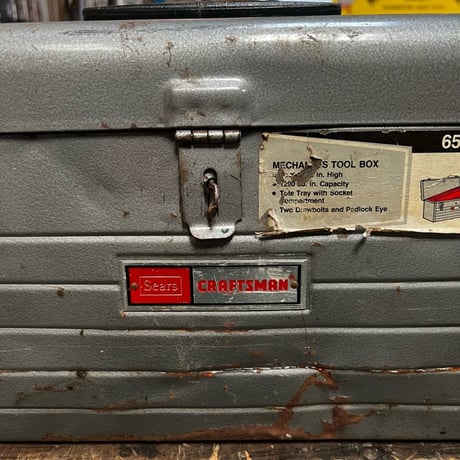 Vintage CRAFTSMAN TOOL BOX 19-303-10