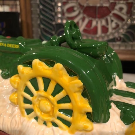 JOHN DEERE ヴィンテージ クッキージャー 陶器 箱付き