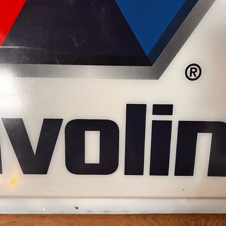 Vintage Valvoline SIGN PLASTIC製 19-287-1