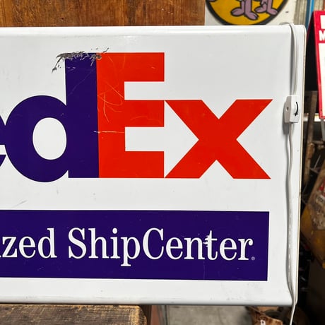 Vintage FedEx Display Light Sign  17-30