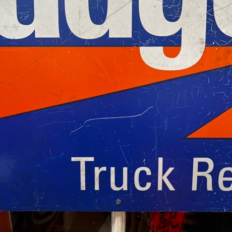 Vintage Budget Truck Rental 両面看板　17-364