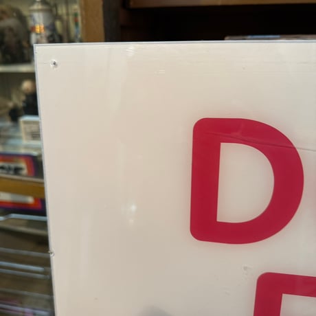 Vintage DO NOT ENTER DUNKIN’DONUTS プラスチック看板 21-27-8