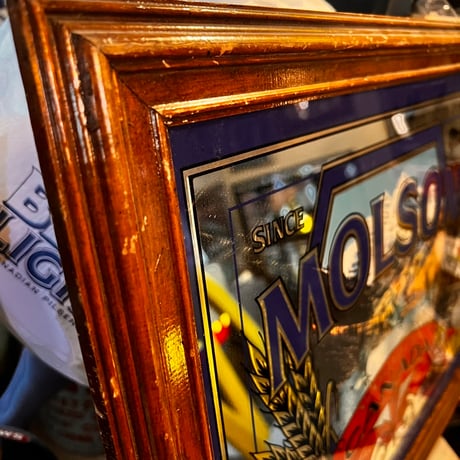 Vintage パブミラー MOLSON 18-88