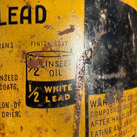 Vintage Dutch Boy Soft Paste White Lead バケツ 20-283