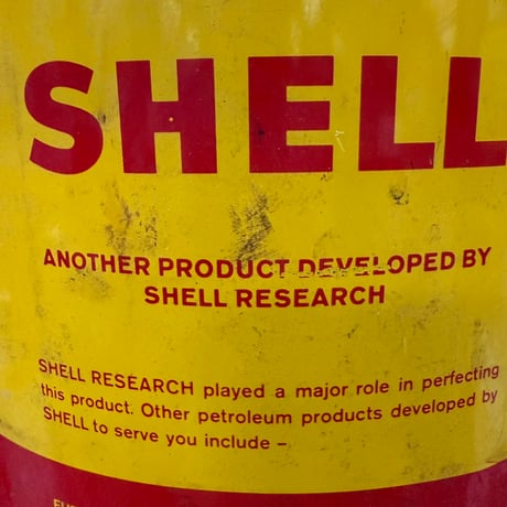Vintage SHELL オイル缶 20-17