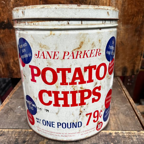 Vintage Potato Chips Can 12-55