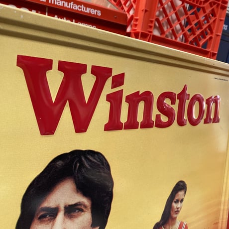 Winston　ヴィンテージ　看板　14-8-2