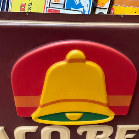 Vintage Taco Bell ドライブスルー 大型プラスチックサイン T-1