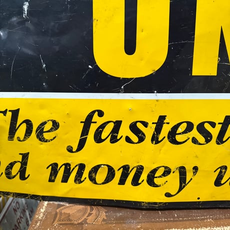 Vintage WESTERN UNION 看板 21-100