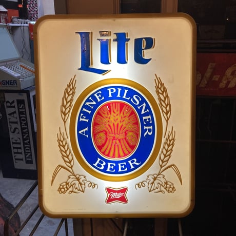 Miller lite　ヴィンテージ　ウォールライト　15-210